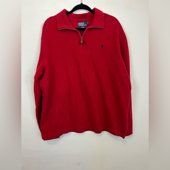 Men’s Polo by Ralph Lauren red sweater size XL - Picture 1 of 3
